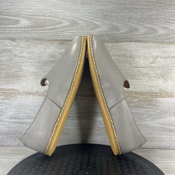 CHARIX Men’s Gray Leather Slip On Loafer Shoes Size EU 45 US 10.5 - Picture 7 of 9